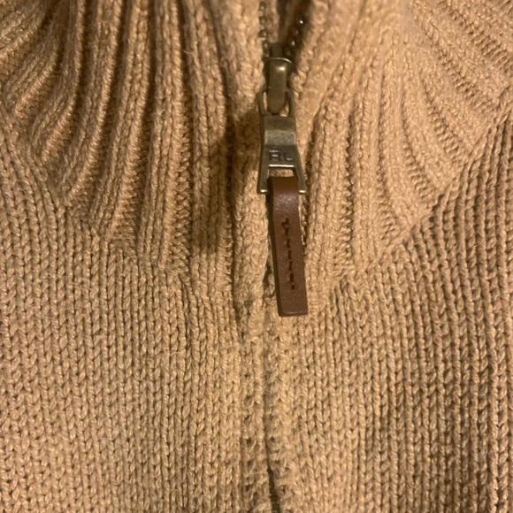 Ralph Lauren men’s medium nice heavy sweater. Tan